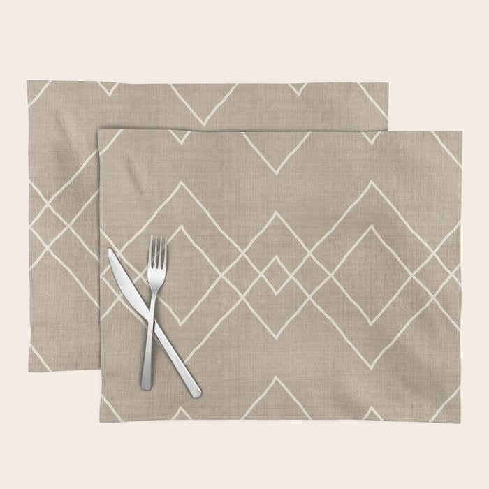 Nudo in Tan Placemat Gallery Image 1