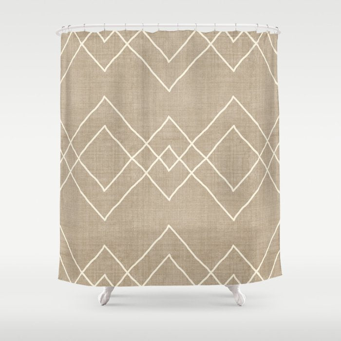 Nudo in Tan Shower Curtain Gallery Image 1