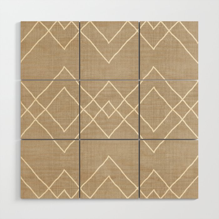 Nudo in Tan Wood Wall Art Gallery Image 1
