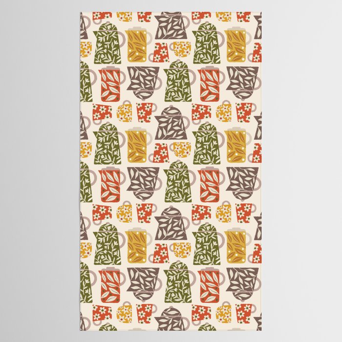 Buongiorno Retro Floral Coffee Tablecloth Gallery Image 2