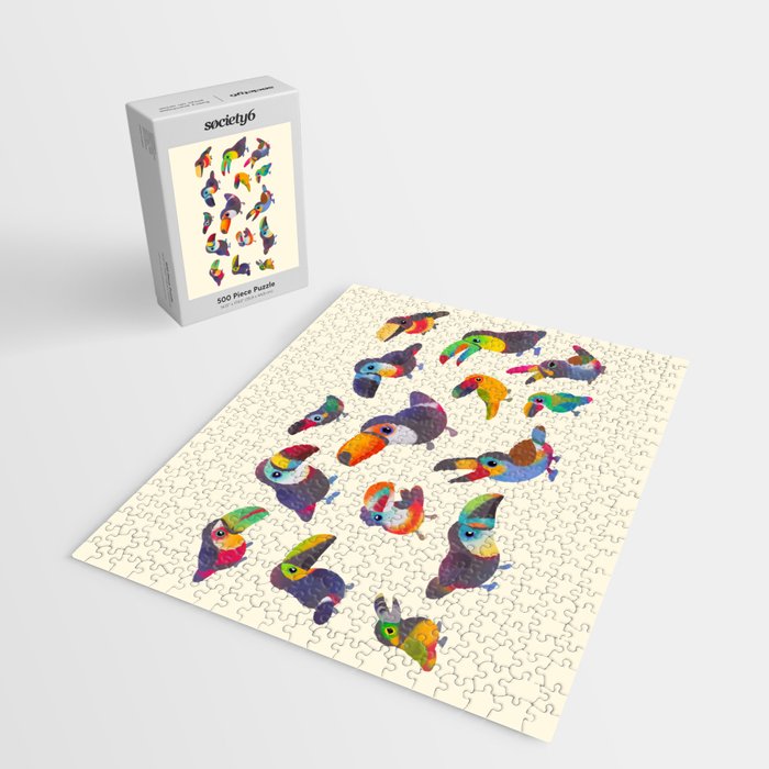 Toucan - pastel Jigsaw Puzzle Gallery Image 2