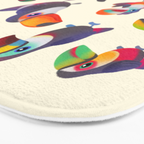 Toucan - pastel Bath Mat Gallery Image 3