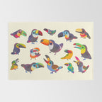 Toucan - pastel Rug Gallery Image 2