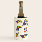 Toucan - pastel Wine Chiller Gallery Image 2