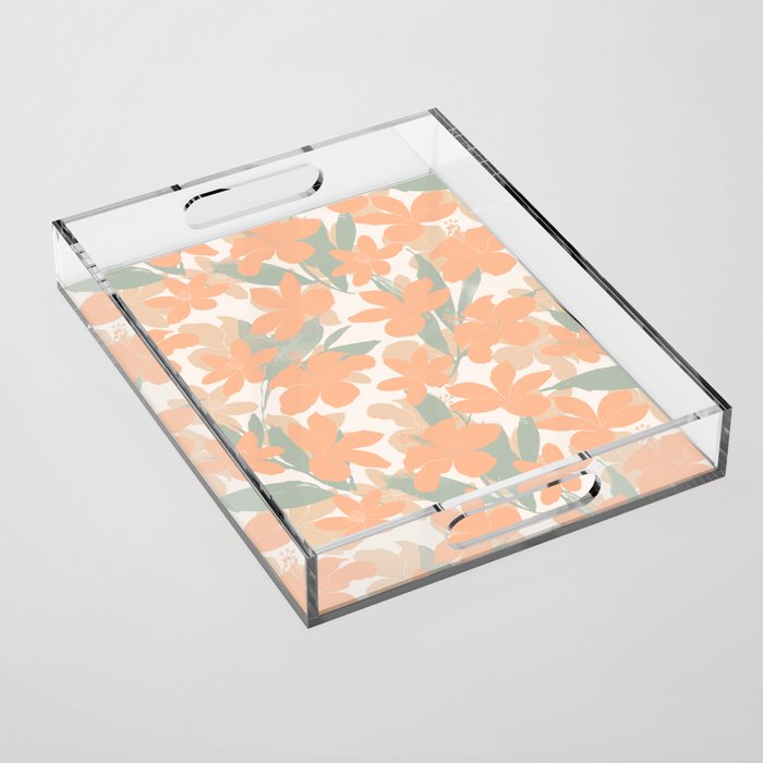 Flowery tropical sweet PC Acrylic Tray Gallery Image 1
