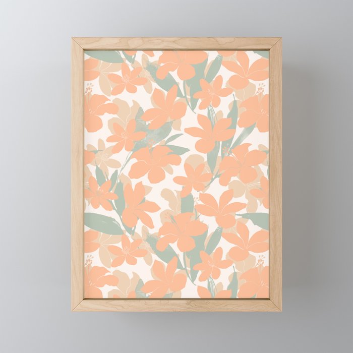Flowery tropical sweet PC Mini Art Print Gallery Image 1