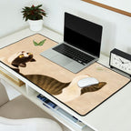 Minhwa: cats & butterflies (Korean traditional/folk art) Desk Mat Gallery Image 2