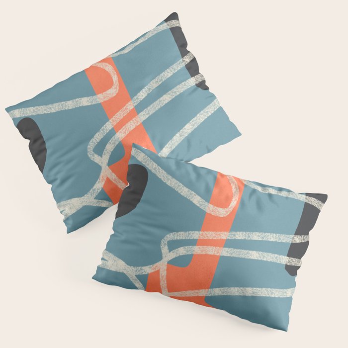 Organic Minimalist Layers 6 Pillow Sham Gallery Image 1