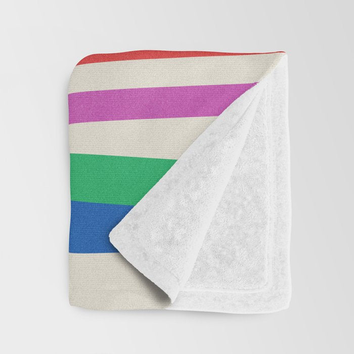 Palm Springs 1930: Retro Mid-Century Edition  Throw Blanket Gallery Image 3