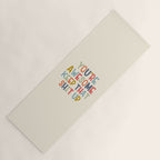 You're Awesome Keep That Shit Up Quote  Yoga Mat Gallery Image 1