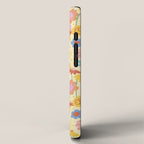 Floral pattern cream iPhone Case Gallery Image 2
