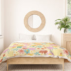 Floral pattern cream Duvet Cover Gallery Image 3