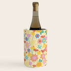 Floral pattern cream Wine Chiller Gallery Image 3