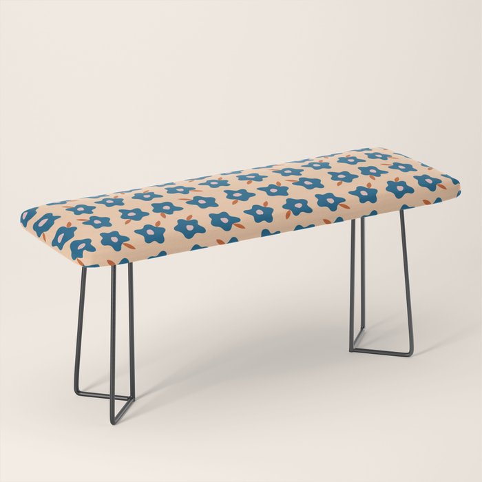 Wonky Blue Spring Flowers Bench Gallery Image 1