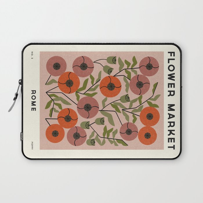 Flower Market No. 2 Laptop Sleeve Gallery Image 1