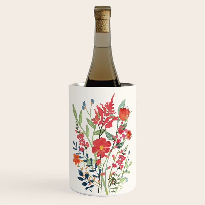 Beautiful Flowers Wine Chiller Gallery Image 1