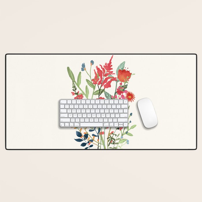 Beautiful Flowers Desk Mat Gallery Image 1