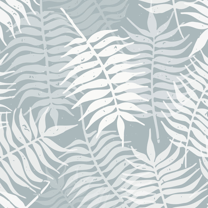 Palm leaves . Coastal blue Coffee Mug Gallery Image 2