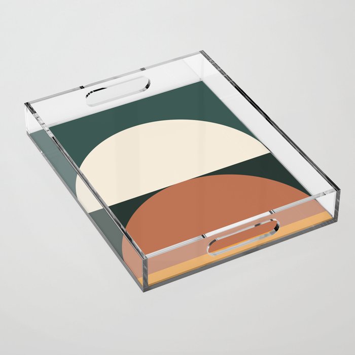 Abstract Geometric 01E Acrylic Tray Gallery Image 1