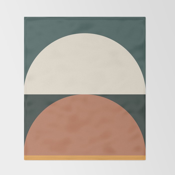 Abstract Geometric 01E Throw Blanket Gallery Image 2