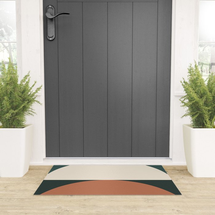 Abstract Geometric 01E Welcome Mat Gallery Image 3