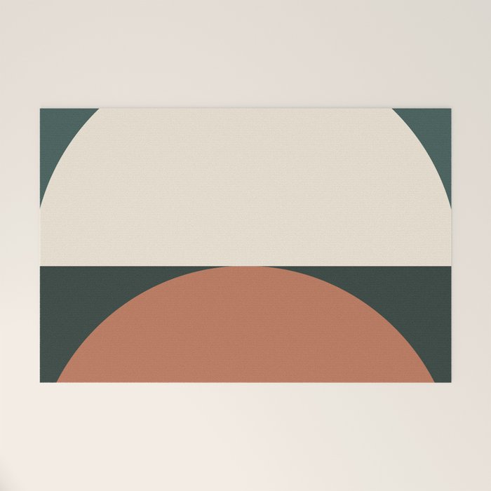 Abstract Geometric 01E Welcome Mat Gallery Image 1