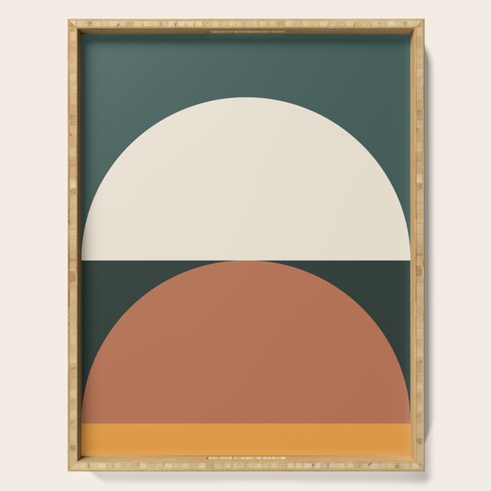 Abstract Geometric 01E Serving Tray Gallery Image 1