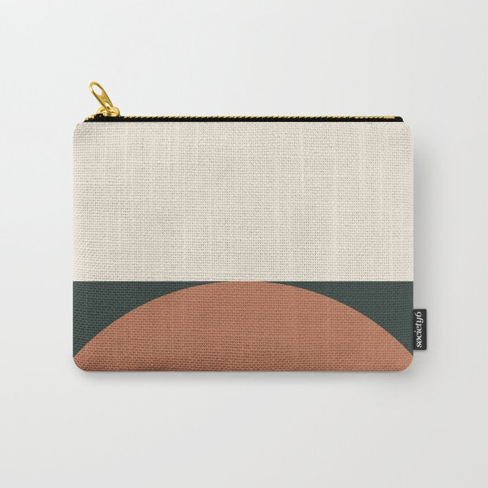 Abstract Geometric 01E Carry All Pouch Gallery Image 1