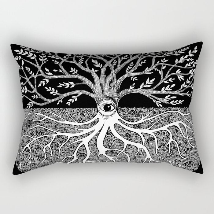 Druid Tree of Life Rectangular Pillow Gallery Image 1