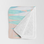 Tropical bliss - palm springs Throw Blanket Gallery Image 3