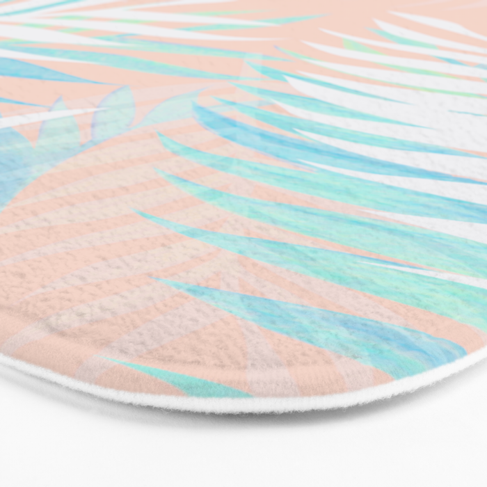 Tropical bliss - palm springs Bath Mat Gallery Image 3