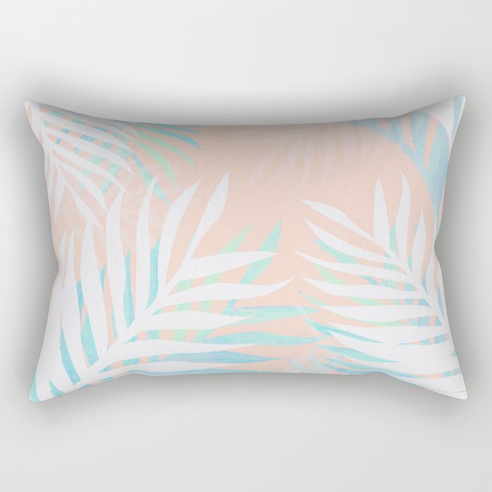 Tropical bliss - palm springs Rectangular Pillow Gallery Image 2
