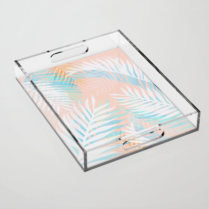 Tropical bliss - palm springs Acrylic Tray Gallery Image 1