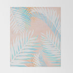 Tropical bliss - palm springs Throw Blanket Gallery Image 2