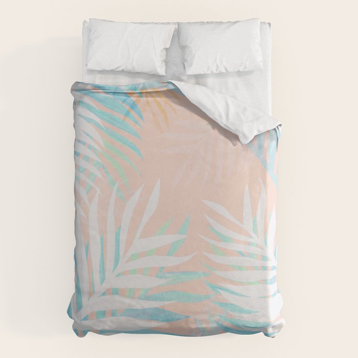Tropical bliss - palm springs Duvet Cover Gallery Image 6