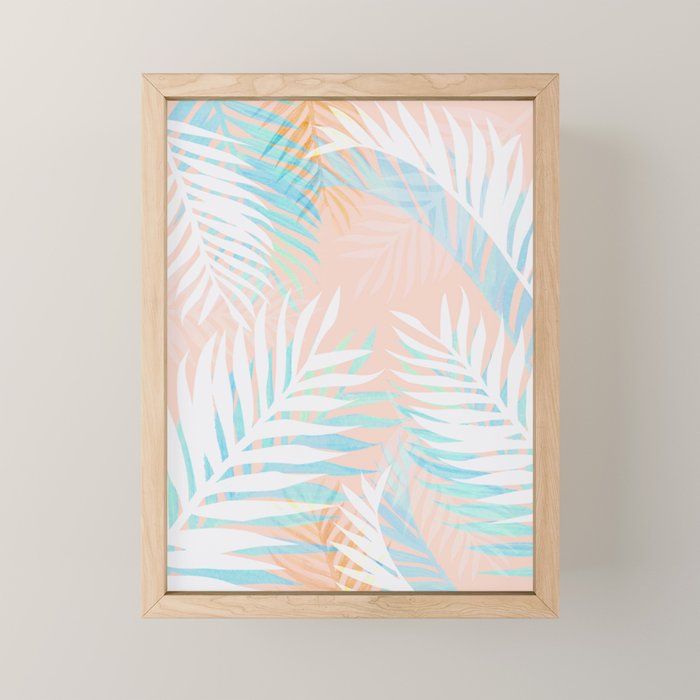 Tropical bliss - palm springs Mini Art Print Gallery Image 1