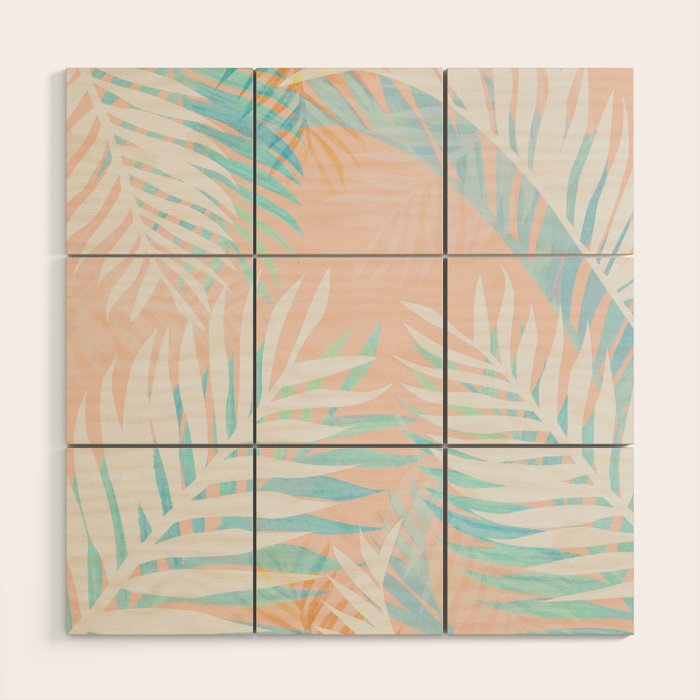 Tropical bliss - palm springs Wood Wall Art Gallery Image 1
