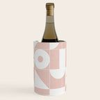 My Favorite Geometric Patterns No.11 - Pale Pink Wine Chiller Gallery Image 1