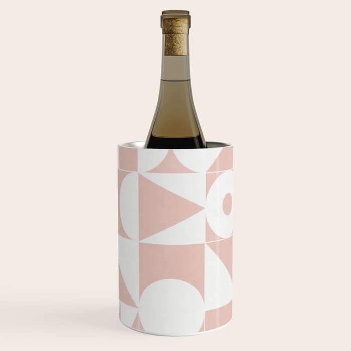 My Favorite Geometric Patterns No.11 - Pale Pink Wine Chiller Gallery Image 2