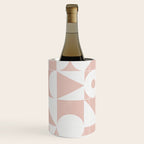 My Favorite Geometric Patterns No.11 - Pale Pink Wine Chiller Gallery Image 2