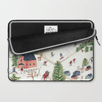 Skiing in snow mountains Laptop Sleeve Gallery Image 2