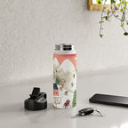 Skiing in snow mountains Water Bottle Gallery Image 4