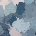Beautiful Breeze II - Mint Aqua Navy Indigo Blue Blush Pink Abstract Nature Ocean Painting Art Print Coffee Mug Gallery Image 2