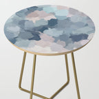 Beautiful Breeze II - Mint Aqua Navy Indigo Blue Blush Pink Abstract Nature Ocean Painting Art Print Side Table Gallery Image 2