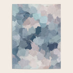 Beautiful Breeze II - Mint Aqua Navy Indigo Blue Blush Pink Abstract Nature Ocean Painting Art Print Poster Gallery Image 4