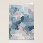 Beautiful Breeze II - Mint Aqua Navy Indigo Blue Blush Pink Abstract Nature Ocean Painting Art Print Stationery Card Gallery Image 2