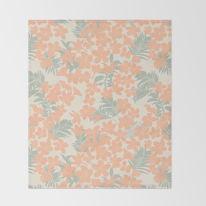 Exotical flowering blooms AH Throw Blanket Gallery Image 2