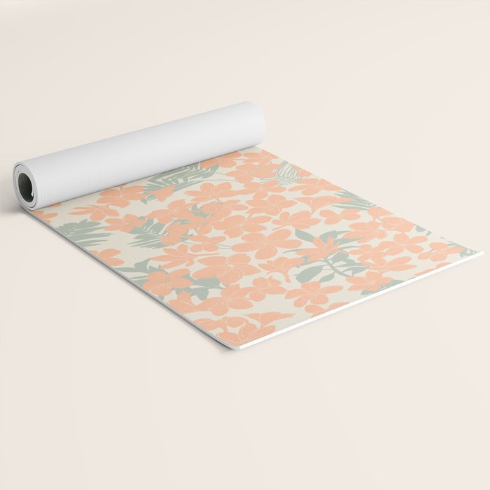 Exotical flowering blooms AH Yoga Mat Gallery Image 2