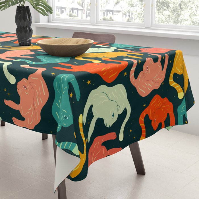 Tigers in the sky Tablecloth Gallery Image 3