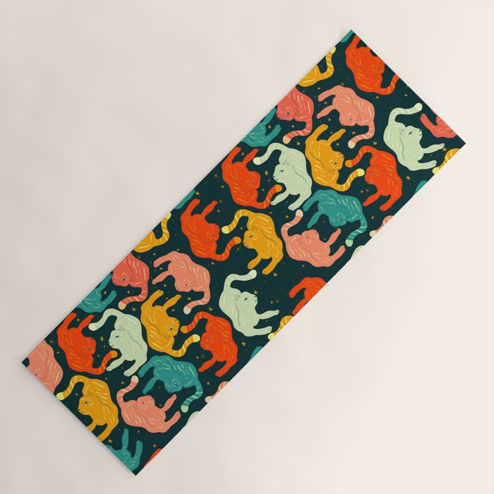 Tigers in the sky Yoga Mat Gallery Image 1